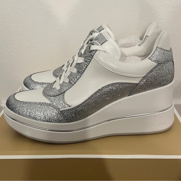 Michael Kors Womens Emmy Wedge Trainer - Picture 5 of 9